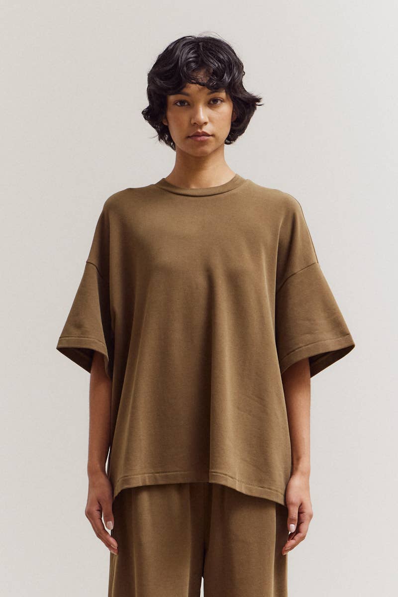 Brush Touch Oversized Tee