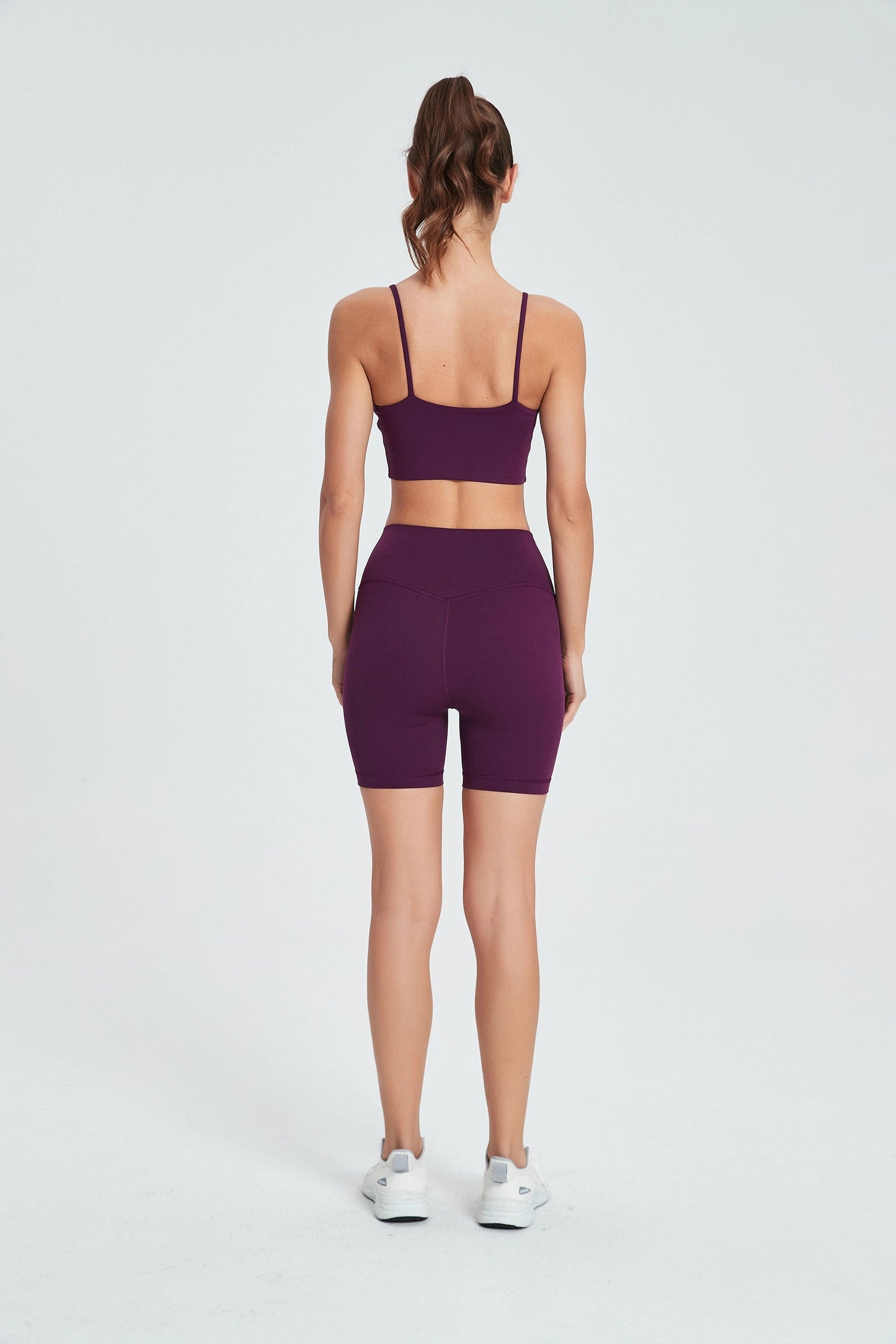 Esther Cami Top & Luna Short 2 Piece Activewear Set: Magenta