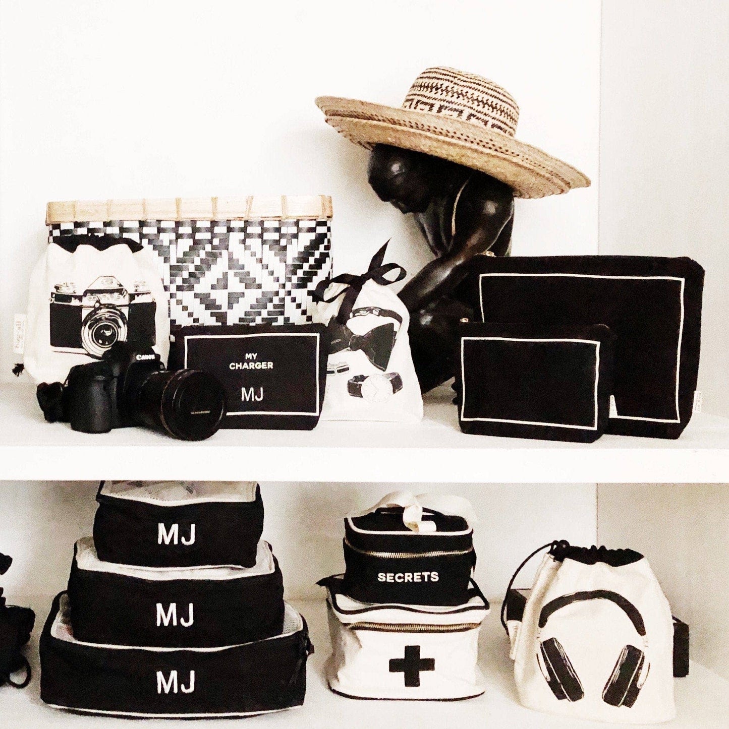 Best Packing Cubes, 3-pack: Black