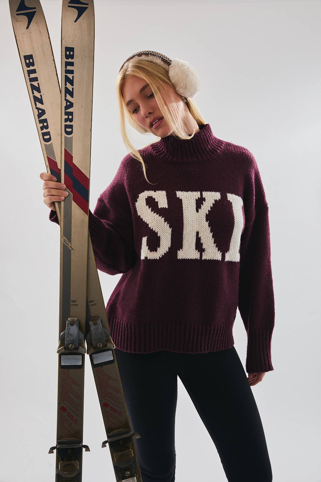 SKI HIGH NECK SWEATER TOP