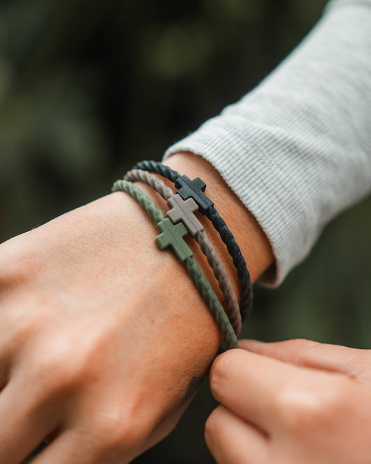 Infinity Cross Bracelets: Forest