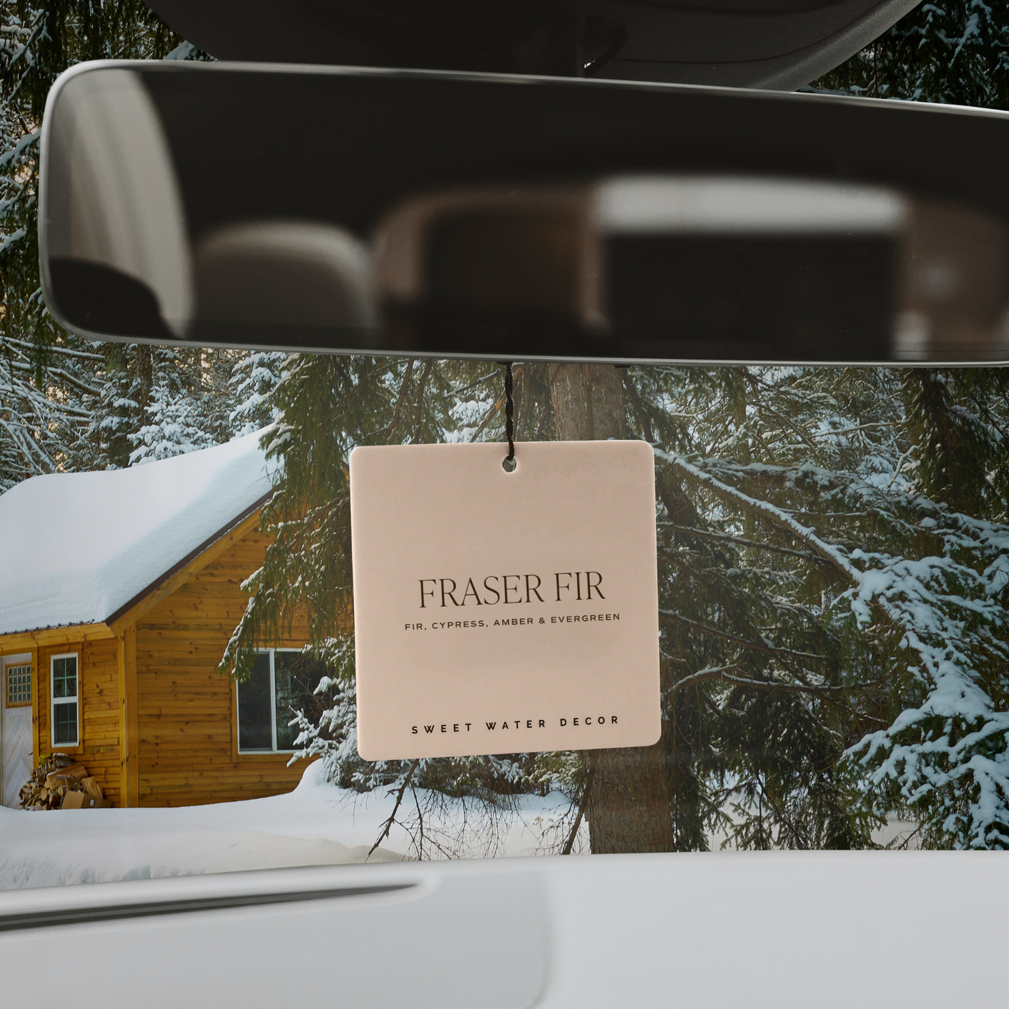 Fraser Fir Hanging Air Freshener: Christmas Decor