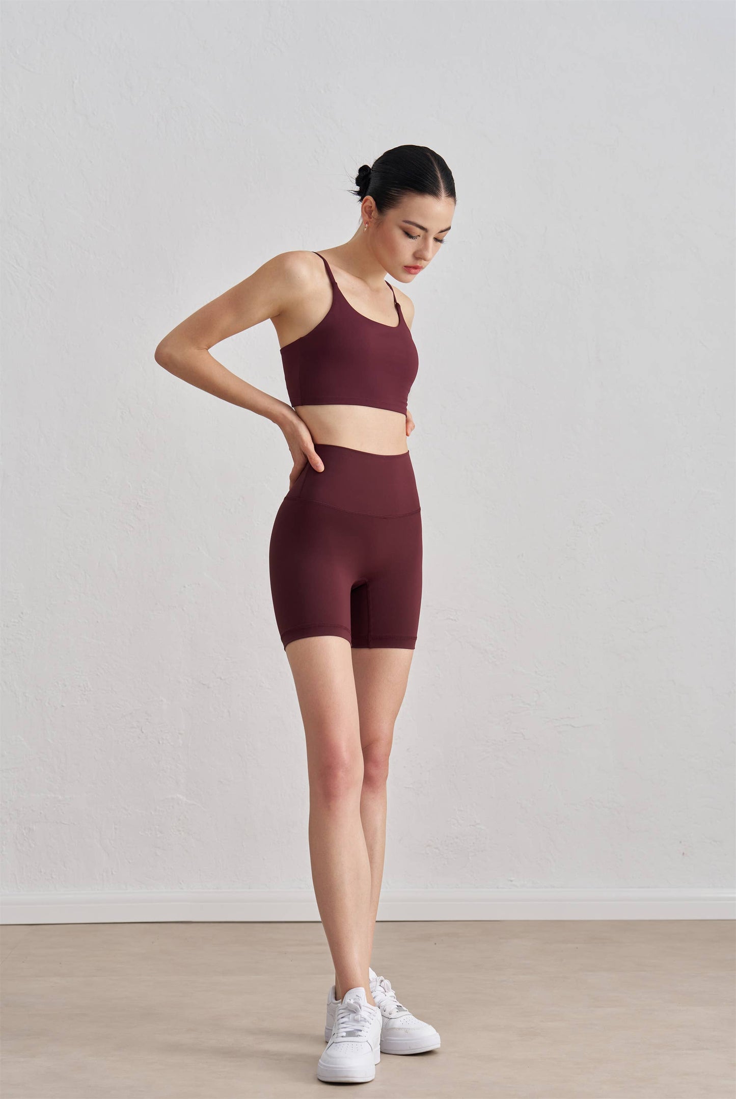 Esther Cami Top & Luna Short 2 Piece Activewear Set: Magenta