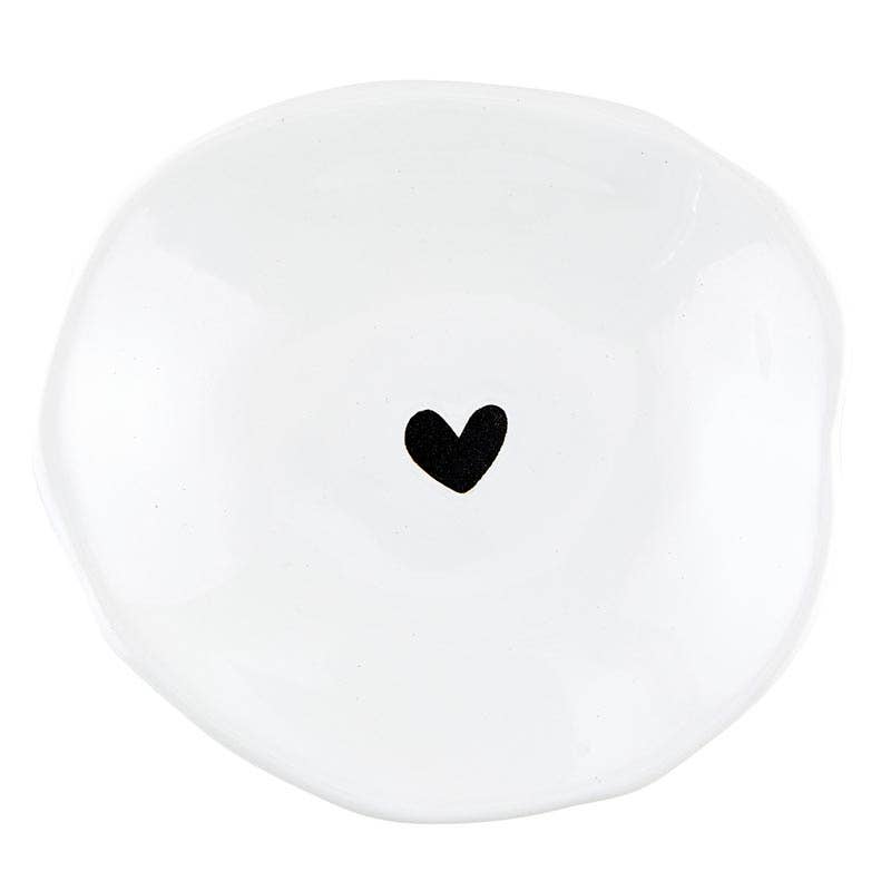 Ceramic Dip Bowl: Heart