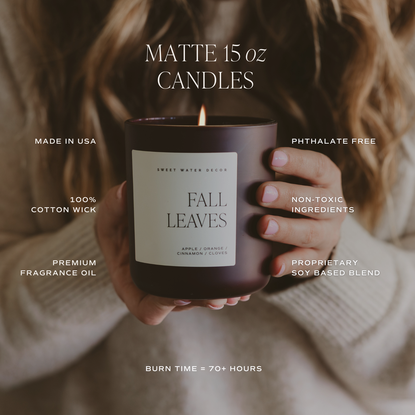 Gingerbread and Spice 15 oz Matte Soy Candle
