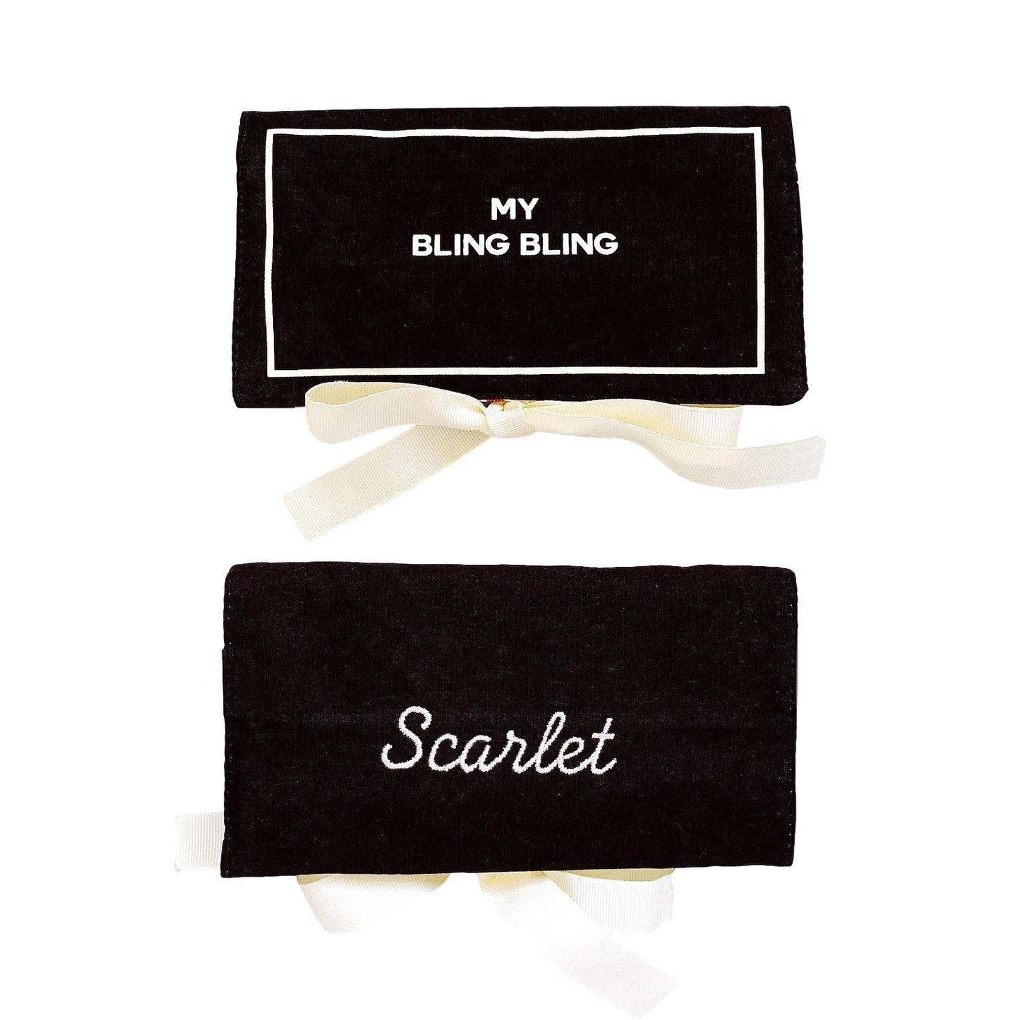Jewelry Organizer, Travel Pouch: Black