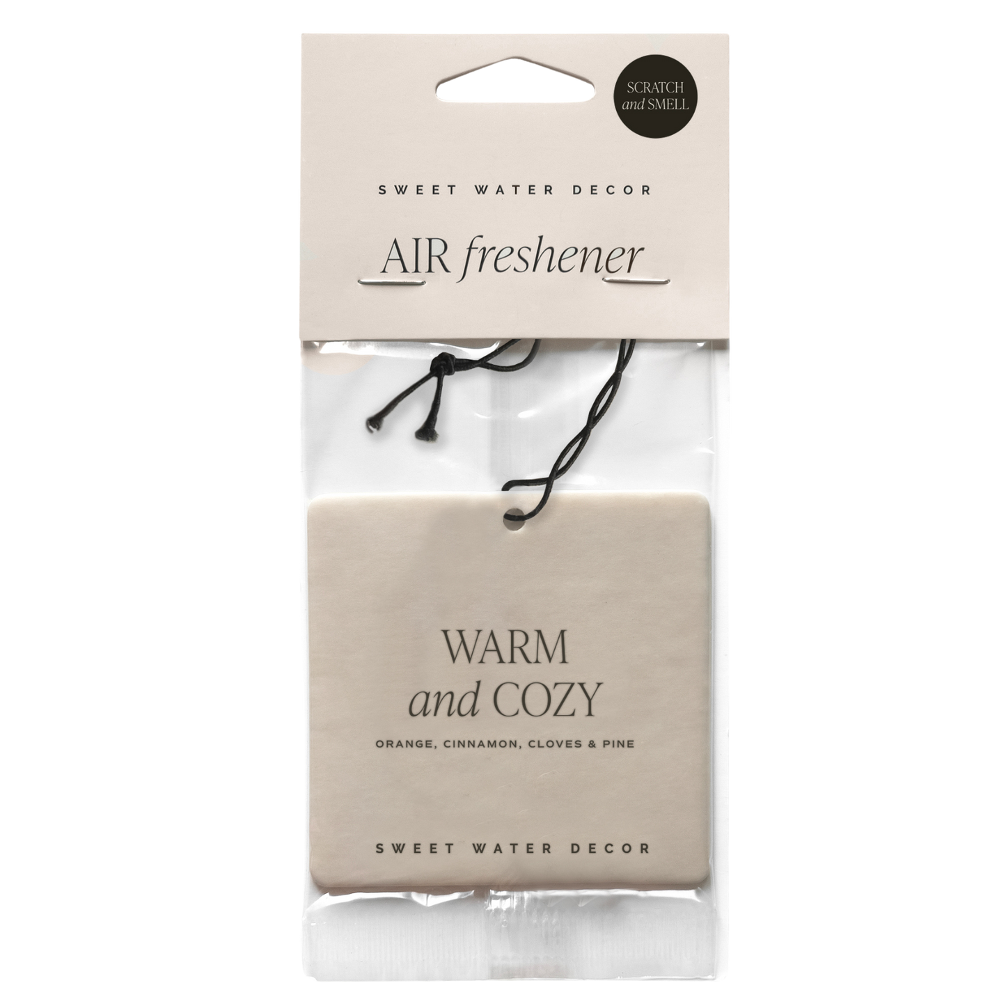 Warm and Cozy Hanging Air Freshener: Fall Decor