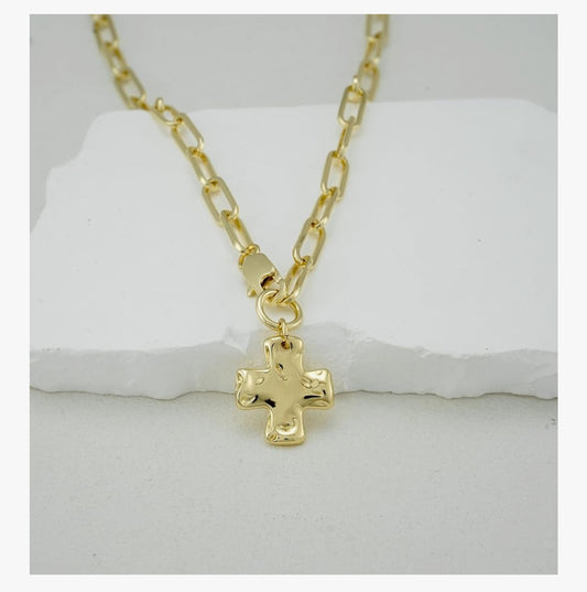 Chunky Cross Necklace