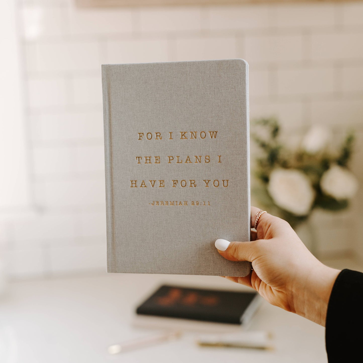 For I Know The Plans Fabric Journal: Home Decor & Gifts