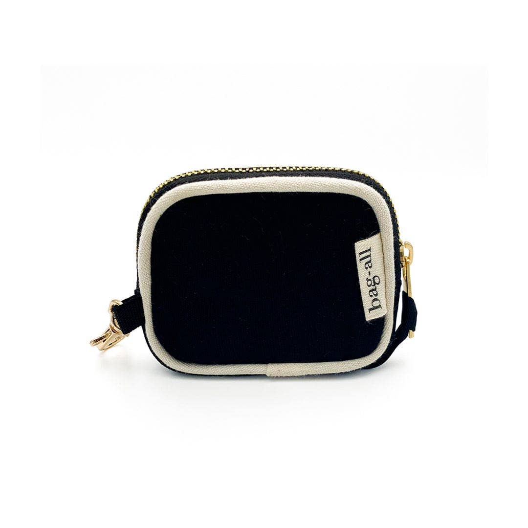 Earbuds/Airpods Case with Clasp: Black