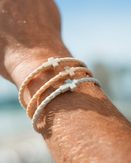 Infinity Cross Bracelets: Neutral
