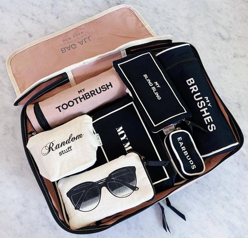 Jewelry Organizer, Travel Pouch: Black